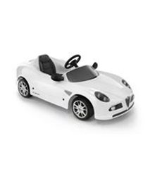Coche de pedales Alfa 8C Blanco