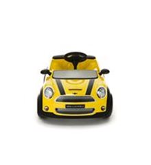 Coche de pedales Mini Cooper S Amarillo