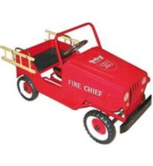 Coche de pedales Jeep Bomberos