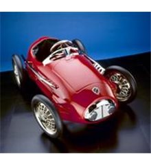 Coche pedales Deportivo de época rojo