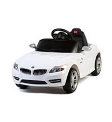 Coche a batería BMW Z4 6V blanco con control parental