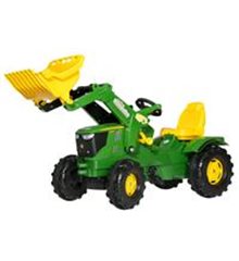 Tractor de pedales John Deere 6210R con pala