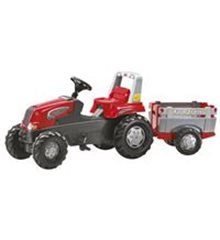 Tractor de pedales RollyJunior RT con remolque