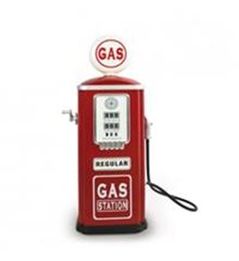 Estación de gasolina metal. Grande