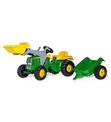 Tractor John Deere c/remolque y pala