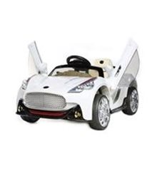 Coche a batería Deportivo GT 12V Blanco con control remoto