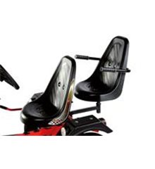 Asiento con reposabrazos para karts de adultos